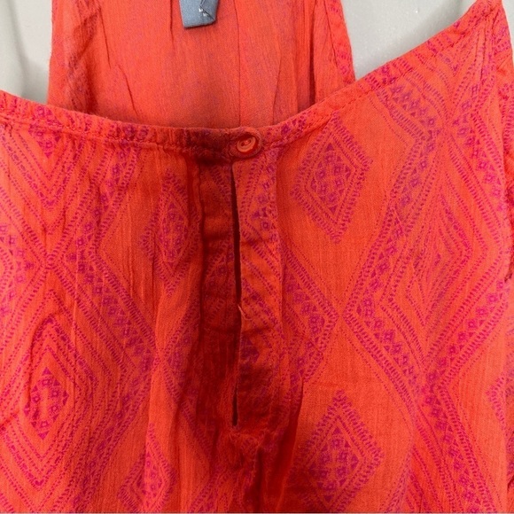 Old navy print racer back tank top - Picture 2 of 5